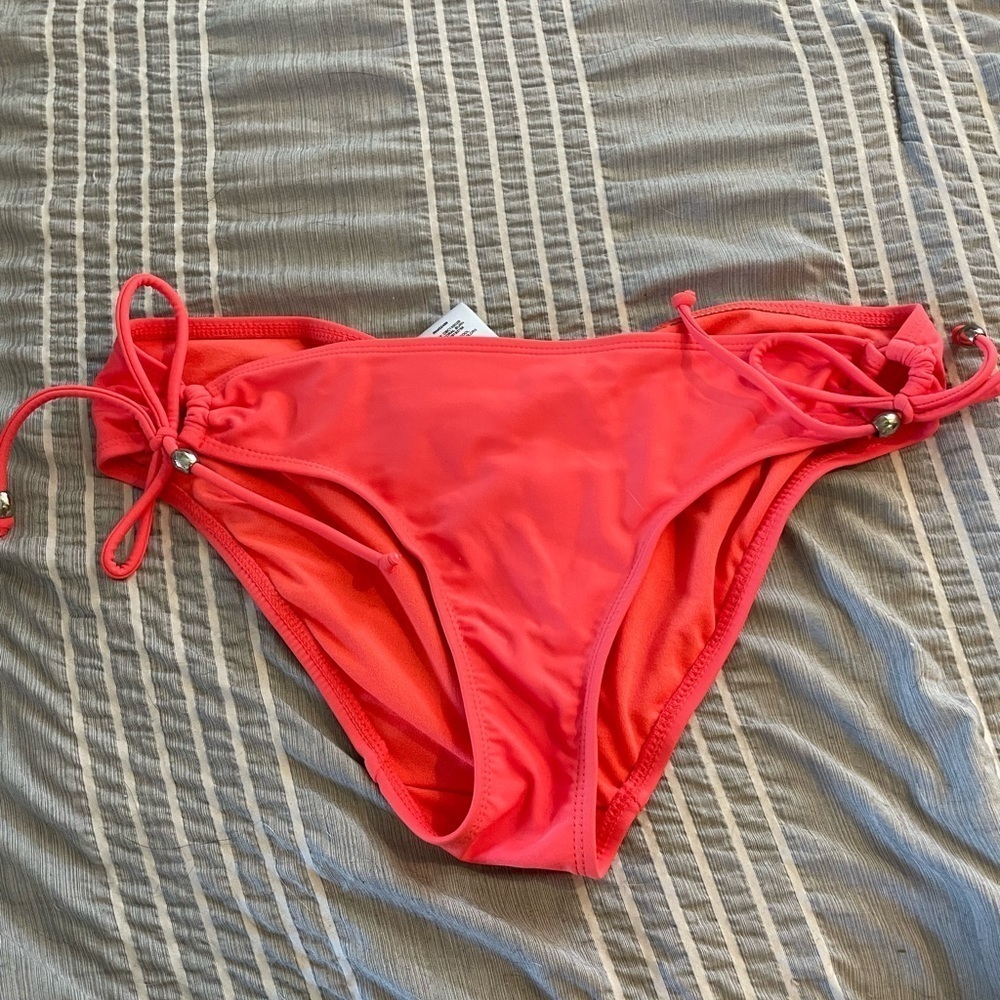 Coral Orange Bikini Bottoms‎